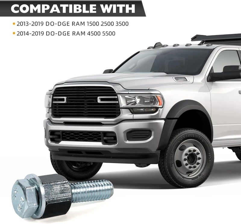 CHENACC Sidestep Hardware Mounting Kit for 2013-2019 Dodge RAM 1500 2500 3500 | 2014-2019 RAM 4500 5500 Tubular Side Step Running Board Mounting Hardware 68193128AB - Image 4